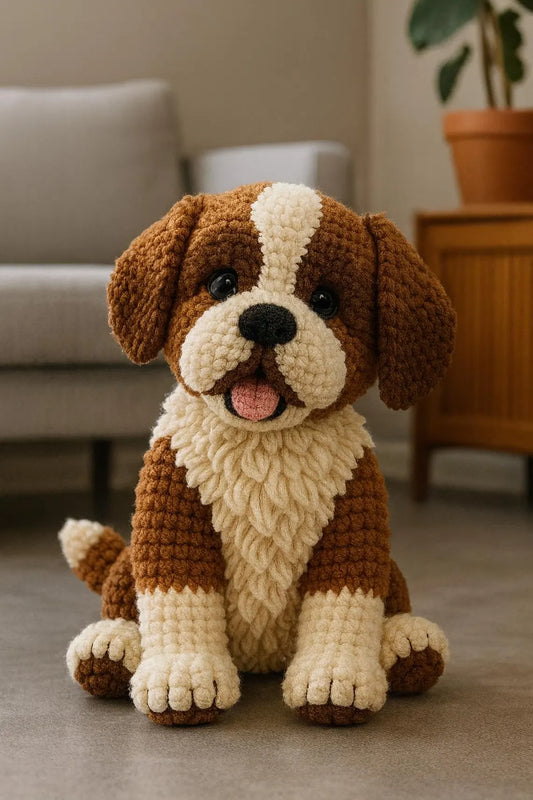 Amigurumi Puppy Crochet Pattern – DIY Stuffed Animal (PDF Pattern)